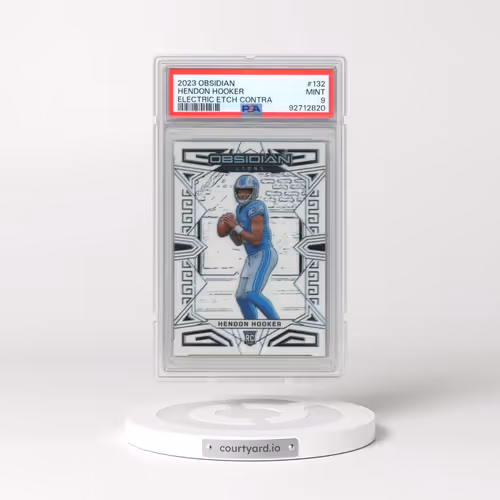 2023 Panini Obsidian #132 Hendon Hooker - Electric Etch Contra (PSA 9 MINT)