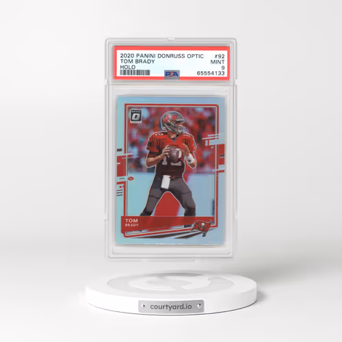 2020 Panini Donruss Optic #92 Tom Brady - Holo (PSA 9 MINT)