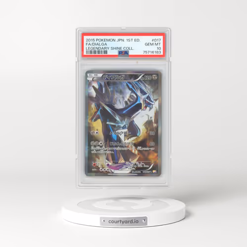 2015 Japanese Pokémon Legendary Shine Collection #017 Dialga - 1st Edition Full Art (PSA 10 GEM MINT)