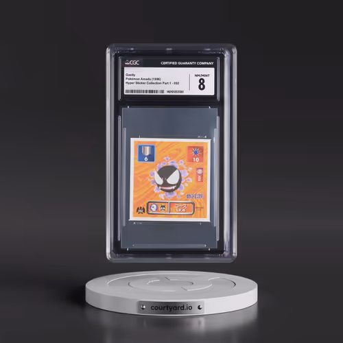 1996 Hyper Sticker Collection Part 1 (1996) #092 Gastly (CGC 8 NM-MT)