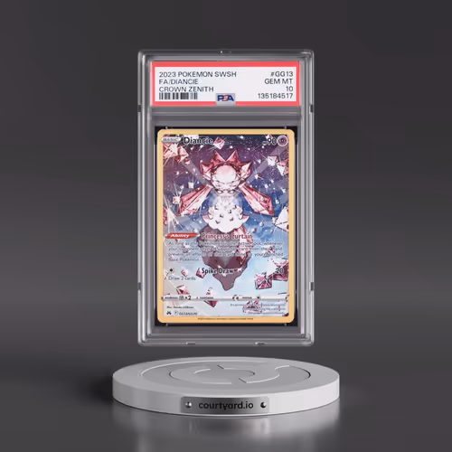 2023 Pokémon Sword and Shield Crown Zenith #GG13 Diancie - Full Art (PSA 10 GEM MINT)