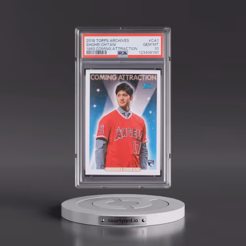2018 Topps Archives 1993 Coming Attraction #CA1 Shohei Ohtani (PSA 10 GEM MINT)