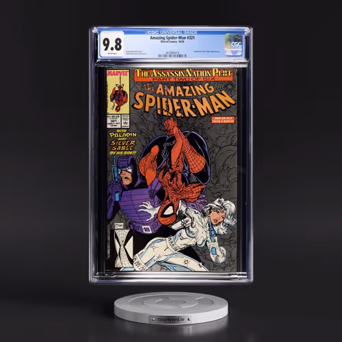 Amazing Spider-Man #321 CGC 9.8 White Pages (Marvel Comics, 10/89) - Universal