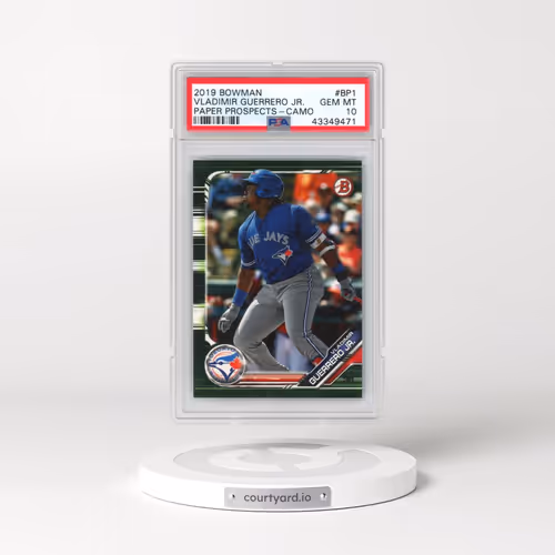 2019 Bowman Paper Prospects #BP1 Vladimir Guerrero Jr. - Camo (PSA 10 GEM MINT)