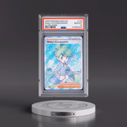 2025 Pokémon Meg EN-Mega Evolution #176 Wally's Compassion - Ultra Rare (PSA 10 GEM MINT)