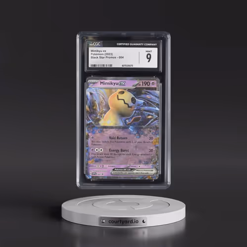 2023 Pokémon Svp EN-SV Black Star Promo #004 Mimikyu EX - Holo Mimikyu EX Sealed Product Promo (CGC