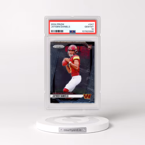 2024 Panini Prizm #347 Jayden Daniels (PSA 10 GEM MINT)