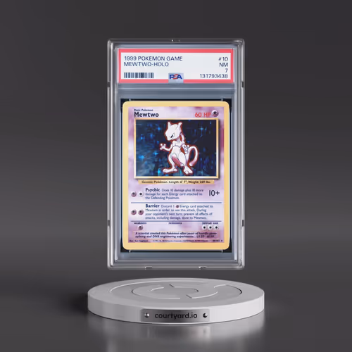 1999 Pokémon Game #10 Mewtwo - Holo (PSA 7 NM)