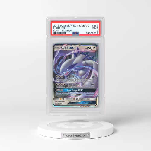 2018 Pokémon Sun & Moon Lost Thunder #159 Lugia GX - Holo (PSA 9 MINT)