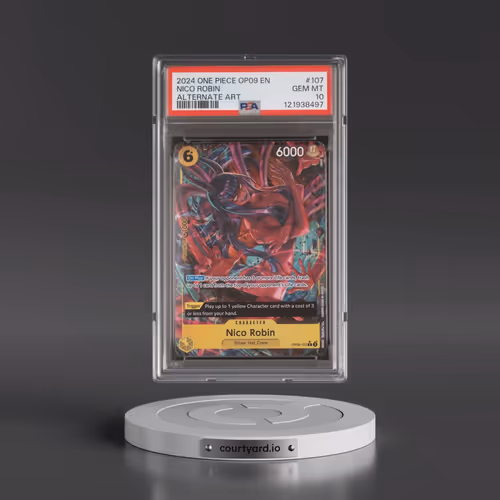 2024 One Piece OP09-Emperors in the New World #107 Nico Robin - Alternate Art (PSA 10 GEM MINT)
