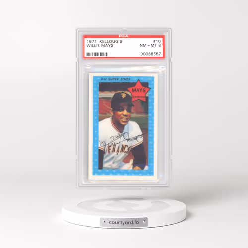 1971 Kellogg's #10 Willie Mays (PSA 8 NM-MT)