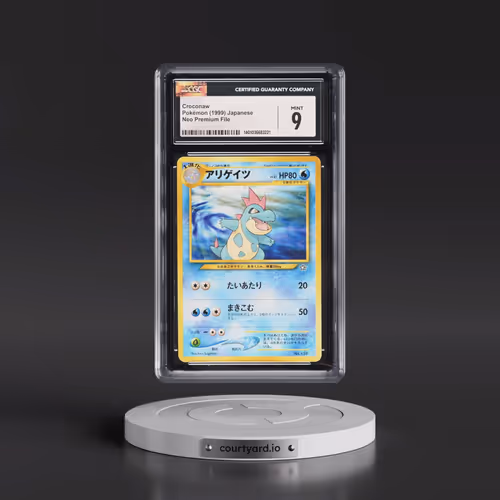 1999 Neo Premium File Croconaw - No Rarity (CGC 9 MINT)
