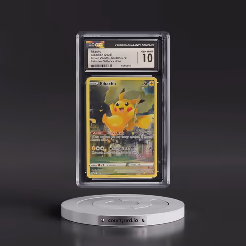 2023 Crown Zenith #GG30/GG70 Pikachu - Galarian Gallery Holo (CGC 10 GEM MINT)