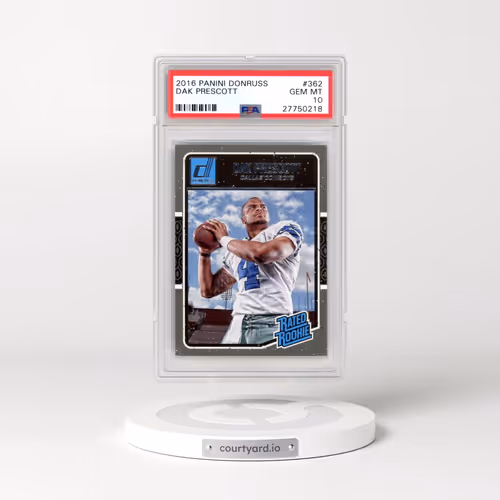 2016 Panini Donruss #362 Dak Prescott (PSA 10 GEM MINT)