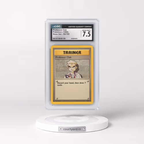 1999 Base Set #88/102 Professor Oak (CGC 7.5 NM+)
