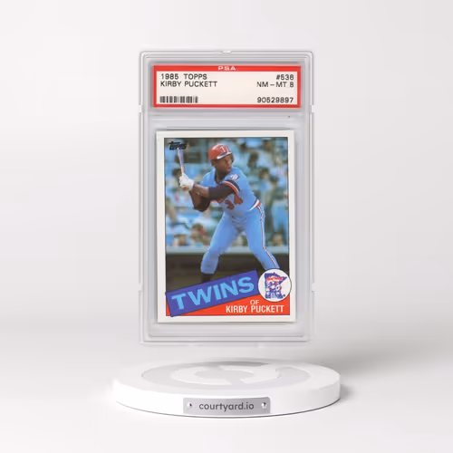 1985 Topps #536 Kirby Puckett (PSA 8 NM-MT)