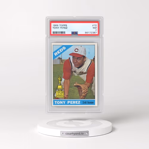 1966 Topps #72 Tony Perez (PSA 7 NM)