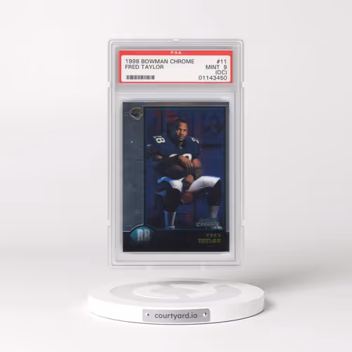 1998 Bowman Chrome #11 Fred Taylor (PSA 9 MINT)