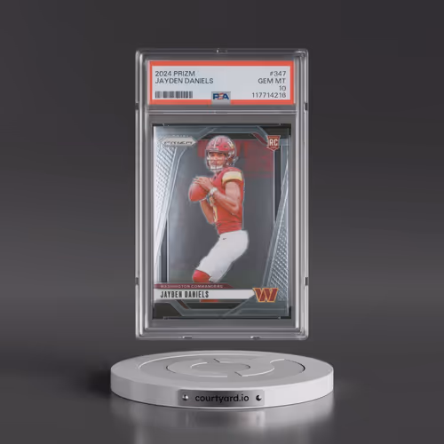 2024 Panini Prizm #347 Jayden Daniels (PSA 10 GEM MINT)