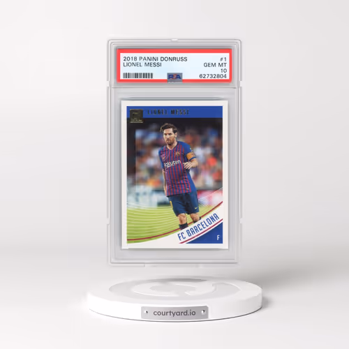 2018 Panini Donruss #1 Lionel Messi (PSA 10 GEM MINT)