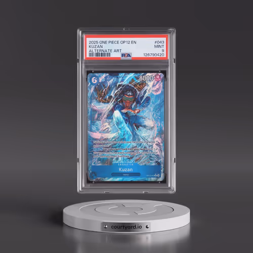 2025 One Piece OP12-Legacy of the Master #043 Kuzan - Alternate Art (PSA 9 MINT)