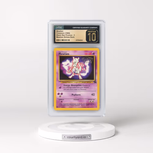 1999 Black Star Promos #3 Mewtwo - Mewtwo Strikes Back (CGC 10 PRISTINE)