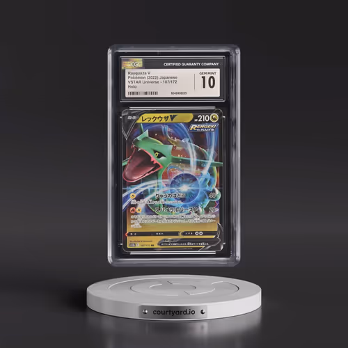 2022 VSTAR Universe #107/172 Rayquaza V - Holo (CGC 10 GEM MINT)