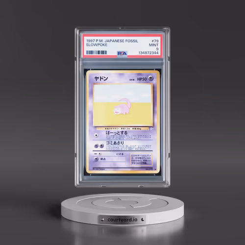 1997 Pokémon Fossil #79 Slowpoke (PSA 9 MINT)