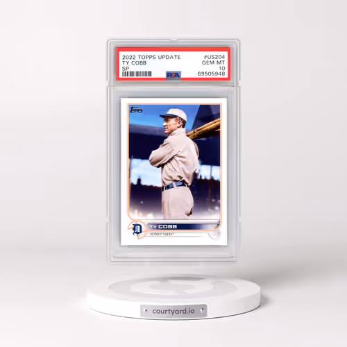 2022 Topps Update #US204 Ty Cobb - SP (PSA 10 GEM MINT)