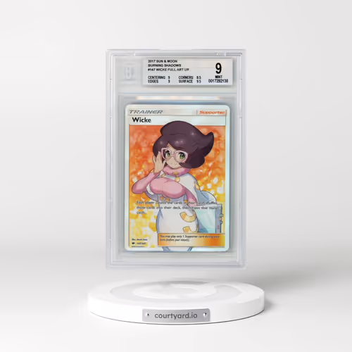 2017 Burning Shadows #147 Wicke (BGS 9 MINT)