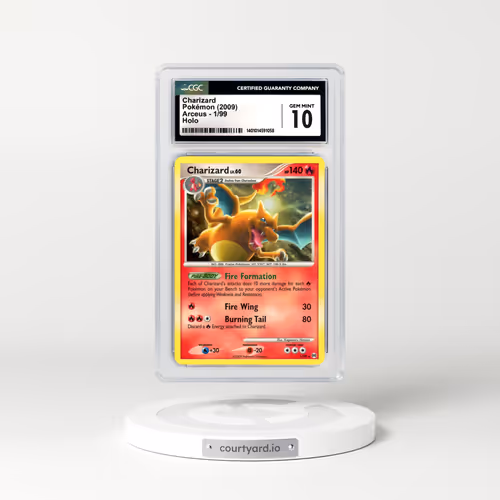 2009 Platinum - Arceus #1 Charizard - Holo (CGC 10 GEM MINT)