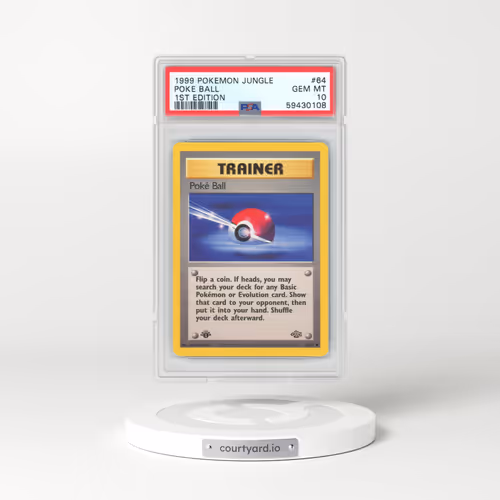 1999 Pokémon Jungle #64 Poke Ball - 1st Edition (PSA 10 GEM MINT)