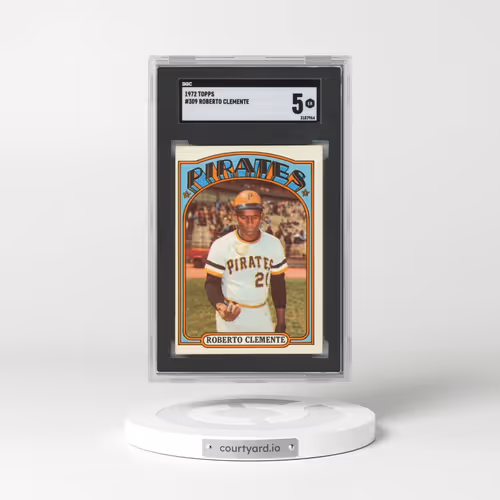1972 Topps #309 Roberto Clemente (SGC 5 EX)