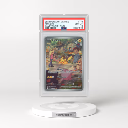 2023 Pokémon Mew EN-151 #173 Pikachu - Illustration Rare (PSA 10 GEM MINT)