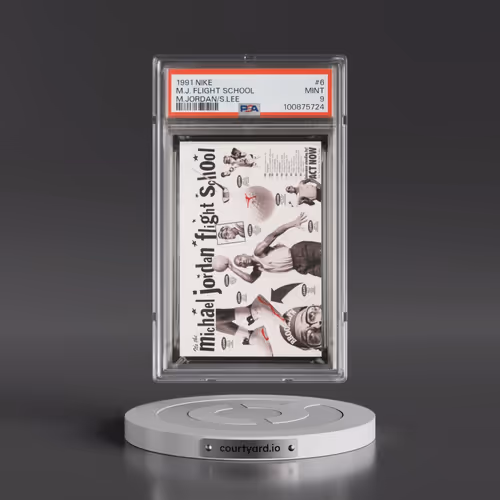 1991 Nike Michael Jordan/Spike Lee #6 M.J. Flight School (PSA 9 MINT)