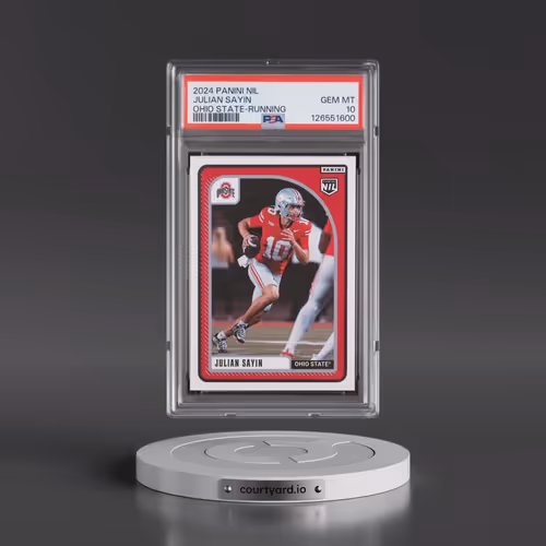 2024 Panini Nil the Ohio State University Julian Sayin - Running (PSA 10 GEM MINT)