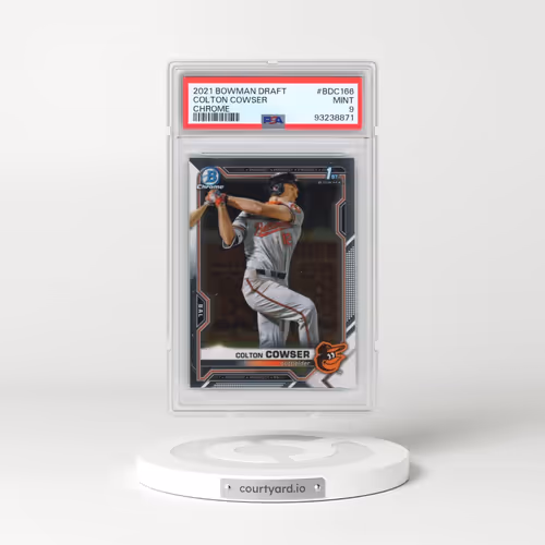 2021 Bowman Draft #BDC166 Colton Cowser - Chrome (PSA 9 MINT)