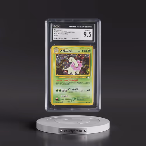 1999 Neo Premium File Meganium - No Rarity - Holo (CGC 9.5 MINT+)