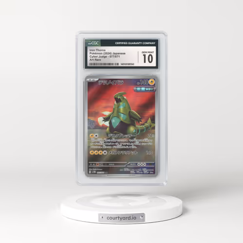 2024 Japanese Cyber Judge #77 Iron Thorns - Full Art Holo (CGC 10 GEM MINT)