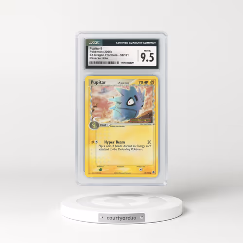 2006 EX Dragon Frontiers #59 Pupitar - Holo (CGC 9.5 MINT+)