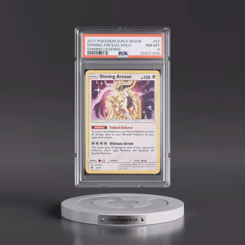 2017 Pokémon Sun & Moon Shining Legends #57 Shining Arceus - Holo Holo (PSA 8 NM-MT)