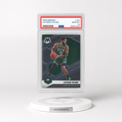 2020 Panini Mosaic #107 Jayson Tatum (PSA 10 GEM MINT)