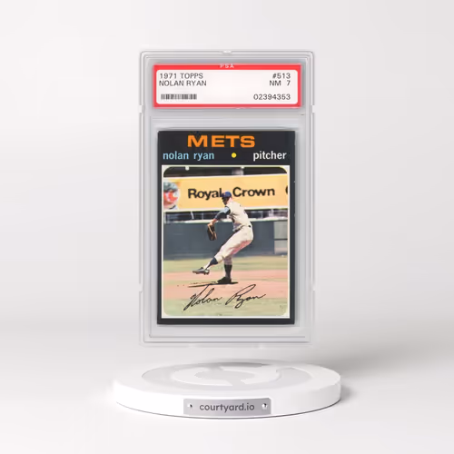 1971 Topps #513 Nolan Ryan (PSA 7 NM)