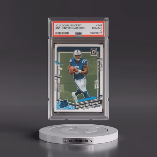 2023 Panini Donruss Optic #247 Anthony Richardson (PSA 10 GEM MINT)