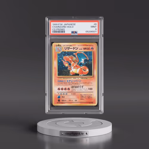 1999 Pokémon CD Promo #6 Charizard - Holo CD Promo (PSA 9 MINT)