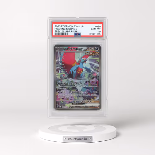 2023 Pokémon Sv4k-Ancient Roar #090 Roaring Moon EX - Holo Special Art Rare (PSA 10 GEM MINT)