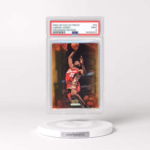 2003 UD Collectibles LeBron James Freshman Season #50 LeBron James (PSA 9 MINT)