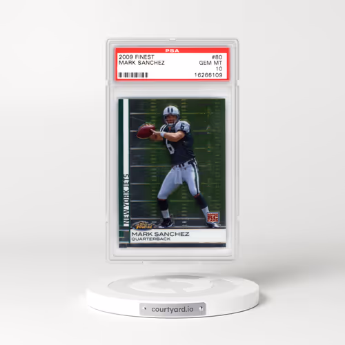 2009 Finest #80 Mark Sanchez (PSA 10 GEM MINT)