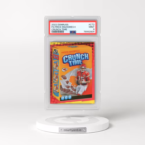 2022 Panini Donruss Crunch Time #CT2 Patrick Mahomes II (PSA 9 MINT)