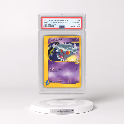 2001 Pokémon VS #026 Morty's Misdreavus - 1st Edition (PSA 10 GEM MINT)